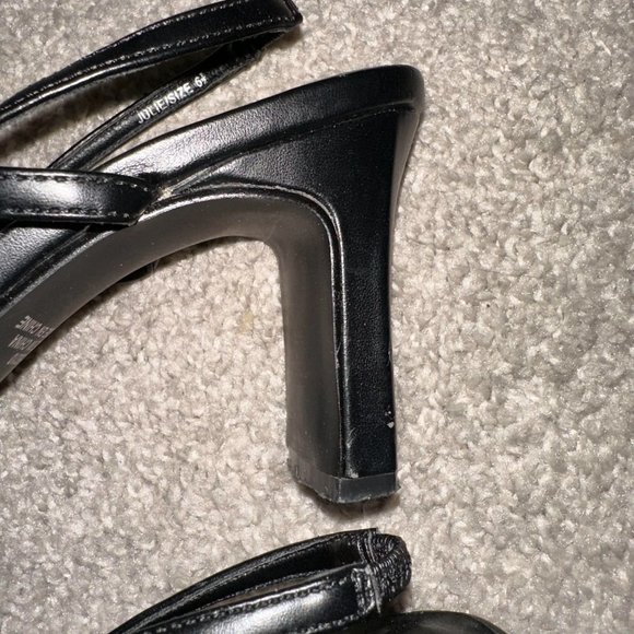 Vintage Jessica Black Strappy Heels 3 Inch 3” Size 6.5 - Picture 11 of 13